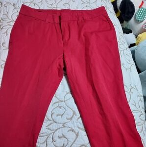 Faded Glory Women's Vibrant Red Pants